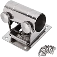 Wohlstand Soporte de Sombrilla Pesca Soporte de Balcón para Sombrilla Ajustable Base de Soporte de Caja de Pesca Acero…